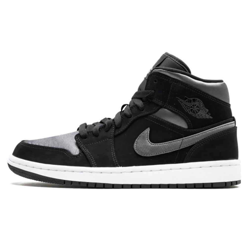 Nike Air Jordan 1 Mid Nylon Black Anthracite